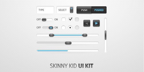 Skinny Kid UI Kit by Adam Tolman