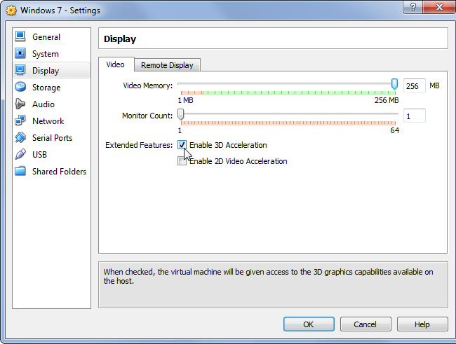 virtualbox-enable-3d-acceleration