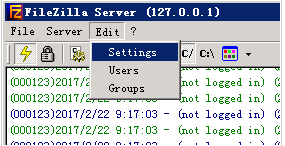 FileZilla Server